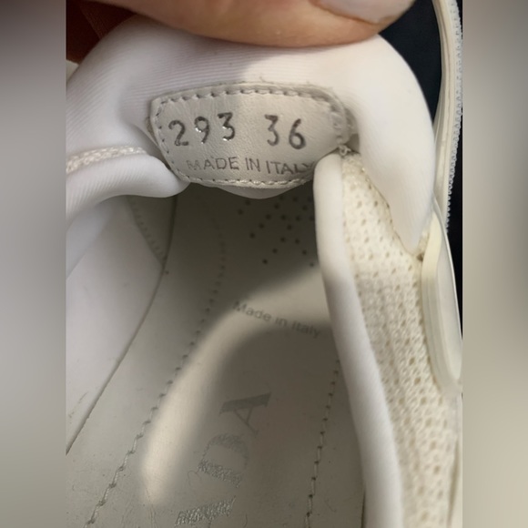 Prada White Tonal Sock Cloudbust Sneakers - Picture 9 of 9